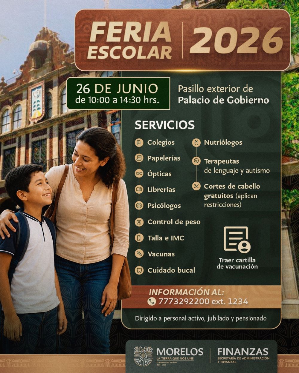 Realizará Secretaría de Administración y Finanzas Feria Escolar 2026 en apoyo a la economía familiar