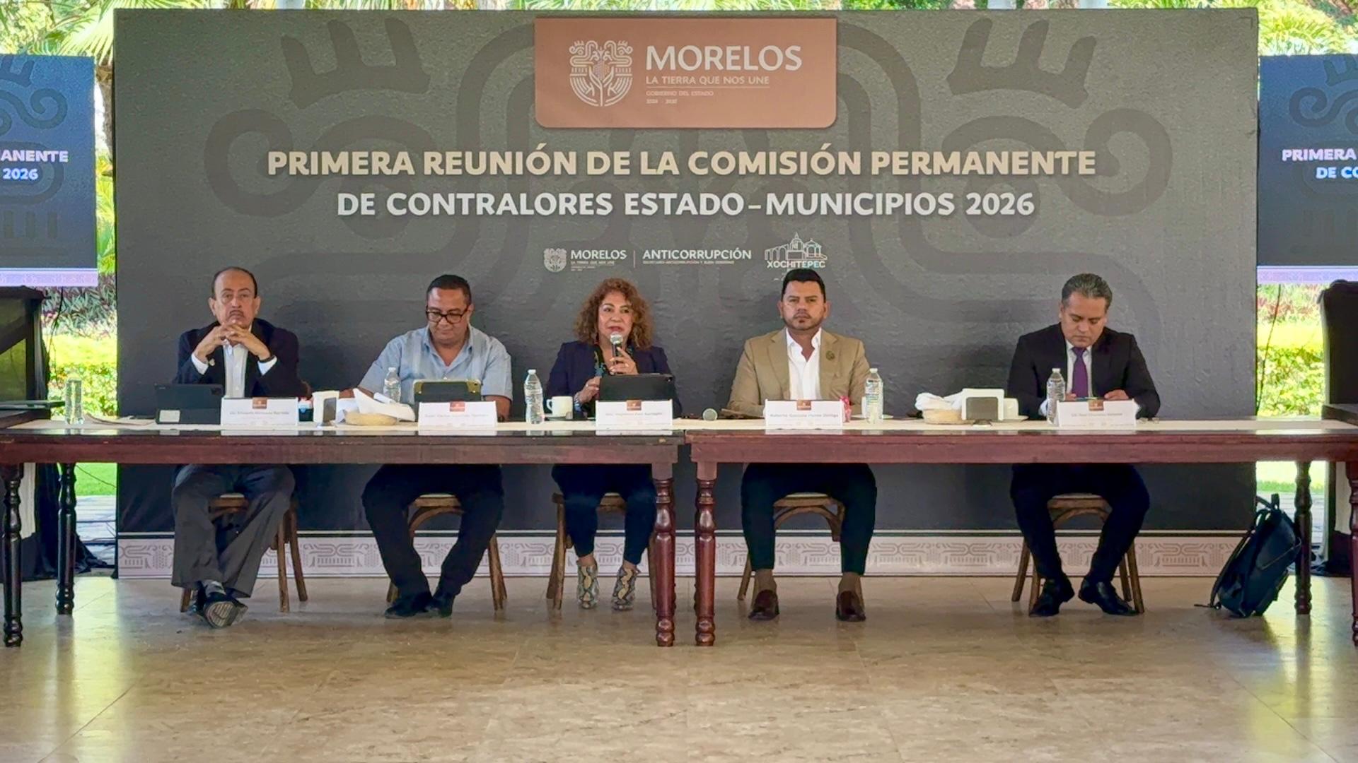 Articulan estado y municipios agenda conjunta de transparencia y buen gobierno en Morelos