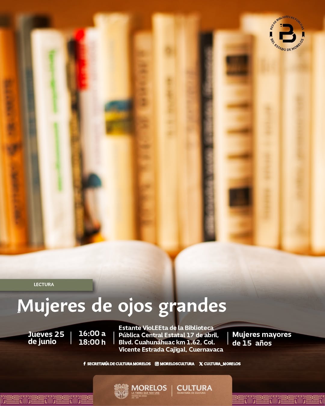 Biblioteca central estatal “17 De Abril” invita a jornada de reflexión y lectura para mujeres