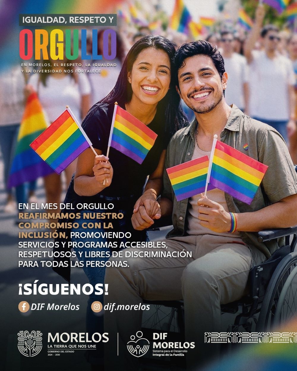 Comprometido SEDIF con la inclusión, el respeto a la diversidad y la garantía de derechos para todas las personas