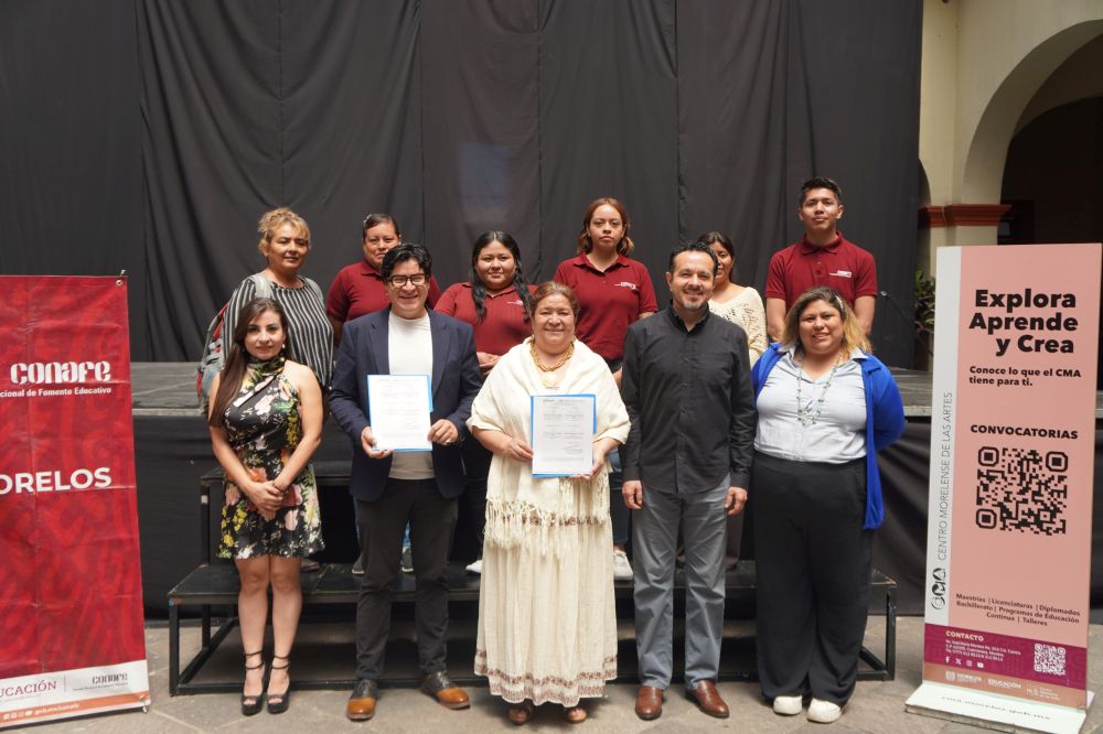 Firman Convenio CMA y Conafe para fortalecer formación artística