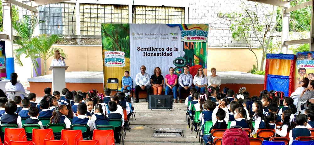 Impulsa Secretaría Anticorrupción Y Buen Gobierno semilleros de la honestidad en Puente de Ixtla y Jojutla