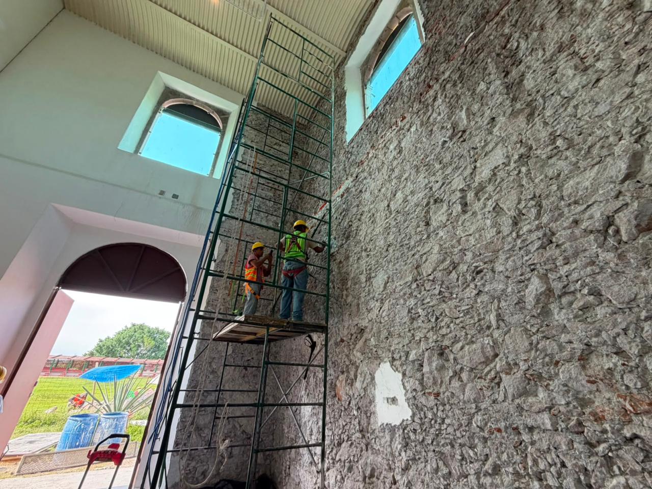 Avanza reestructuración del inmueble que albergará la Universidad Nacional Rosario Castellanos en Morelos