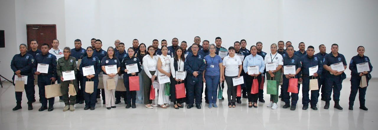 Entrega SSPC Morelos reconocimientos a policías y personal administrativo por su compromiso con la seguridad