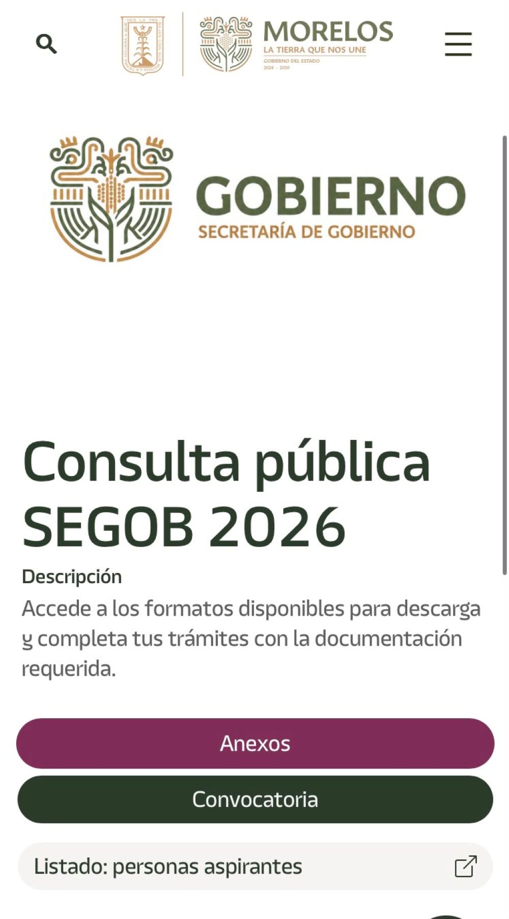 Avanza consulta pública para la integración de la terna que será remitida al congreso del estado para la designación de la persona titular de la CEARV