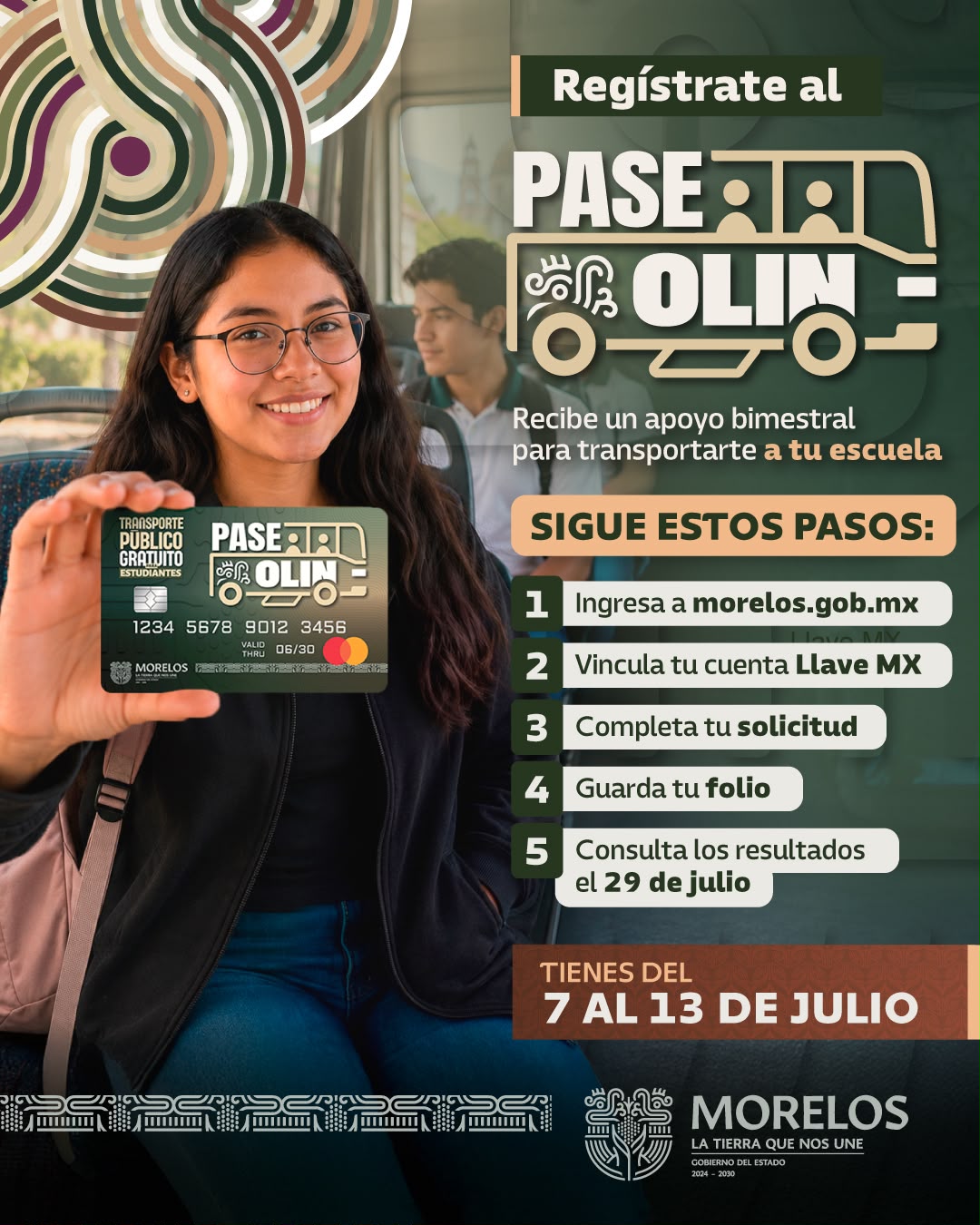  Inicia hoy registro del programa Pase Olin para estudiantes universitarios