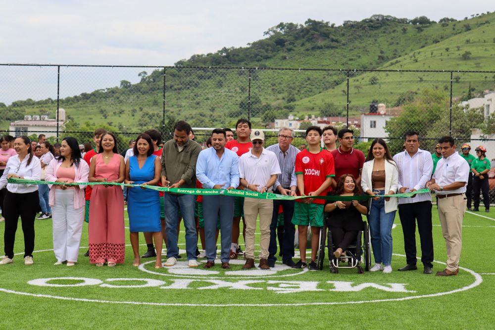 Entrega Gobierno de Morelos infraestructura deportiva como parte del programa Mundial Social