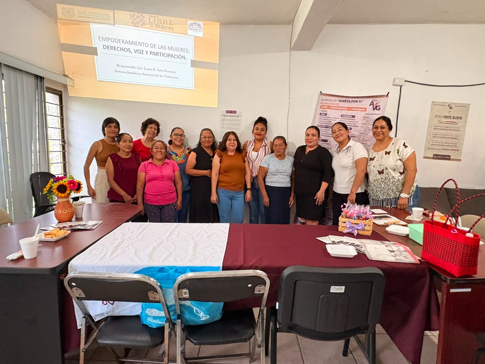 Promueve Secretaría de las Mujeres liderazgo comunitario para prevenir las violencias en Puente de Ixtla