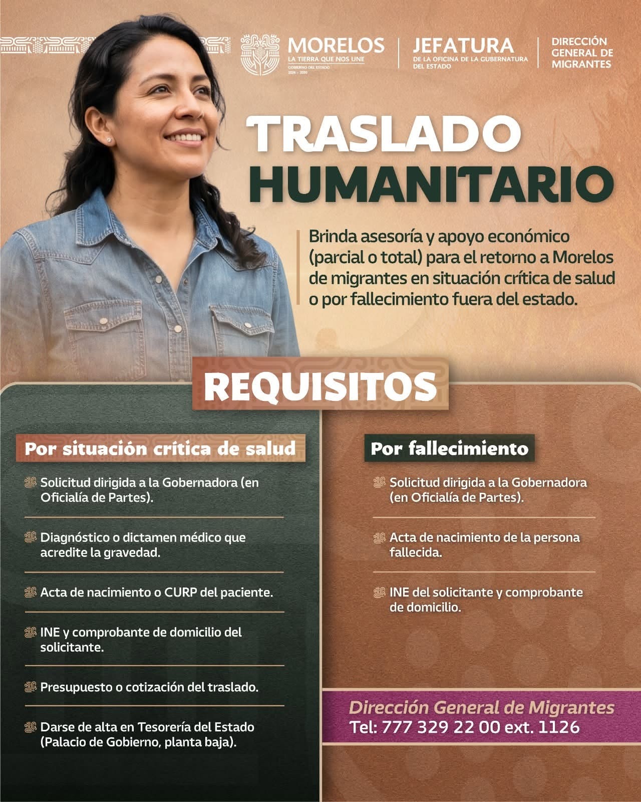 Acompaña Gobierno de Morelos a familias migrantes con el programa traslado humanitario