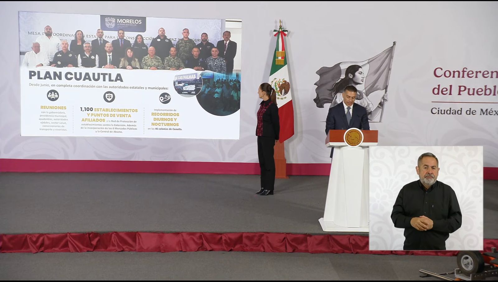 Destaca Gobierno de México resultados de la estrategia de seguridad y contra la extorsión en Morelos