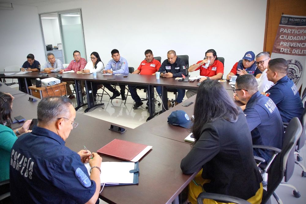 Fortalecen SSPC Morelos, Secretaría de Gobierno y AMOTAC trabajo coordinado para la seguridad de transportistas