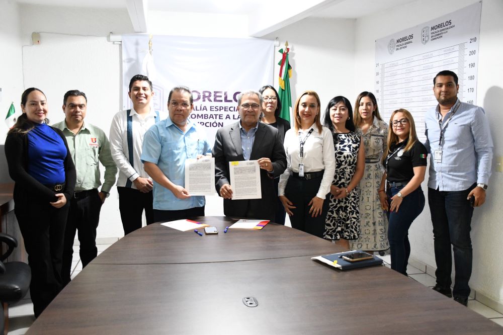 Abre Upemor nuevas oportunidades de capacitación a personal de la fiscalía especializada en combate a la corrupción