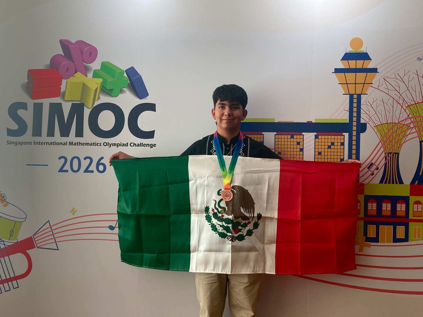 Conquista estudiante morelense medalla de bronce en Olimpiada Internacional de Matemáticas
