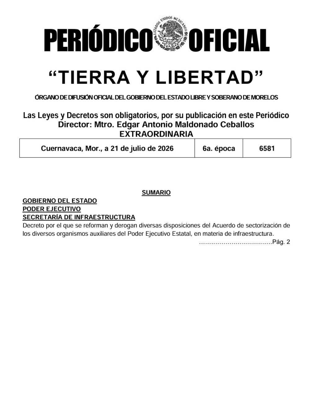 Sectorización del operador de carreteras de cuota fortalecerá infraestructura vial de Morelos: Adolfo Barragán