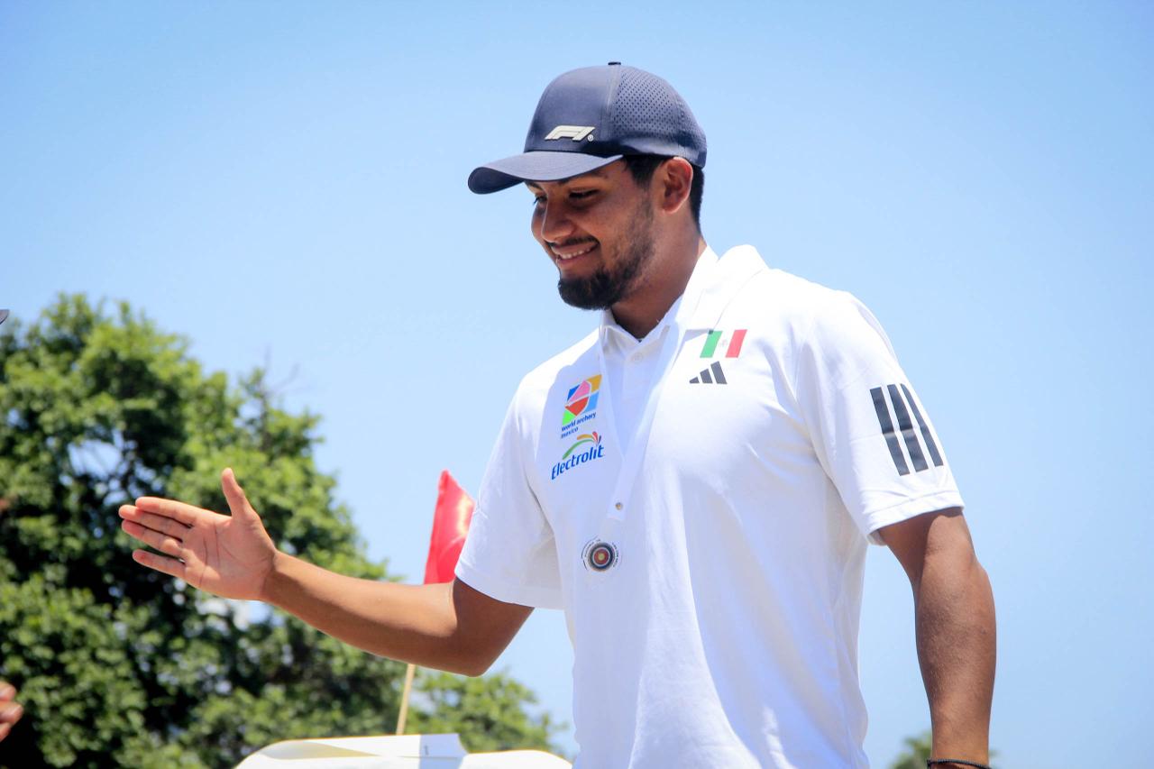 Logra Máximo Méndez subir al podio en Santo Domingo 2026
