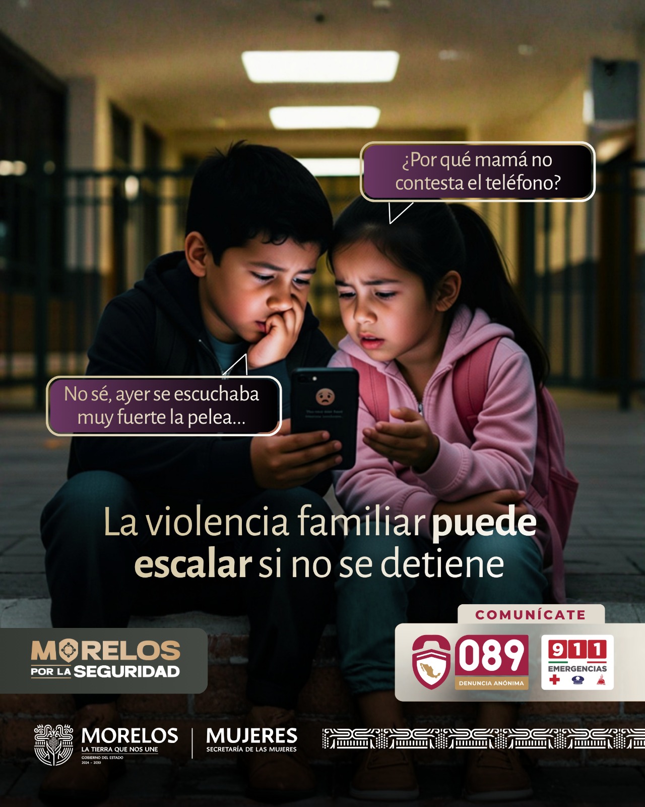 Impulsa Secretaría de las Mujeres campaña de sensibilización sobre el impacto de la violencia familiar en las infancias