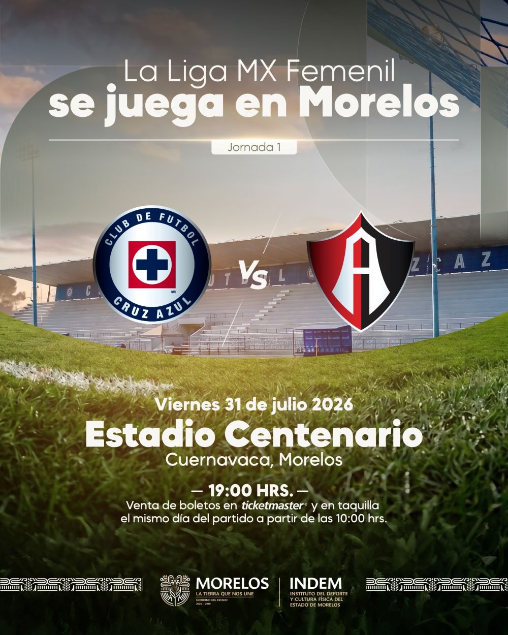 Mantiene Gobierno de Morelos impulso al futbol femenil