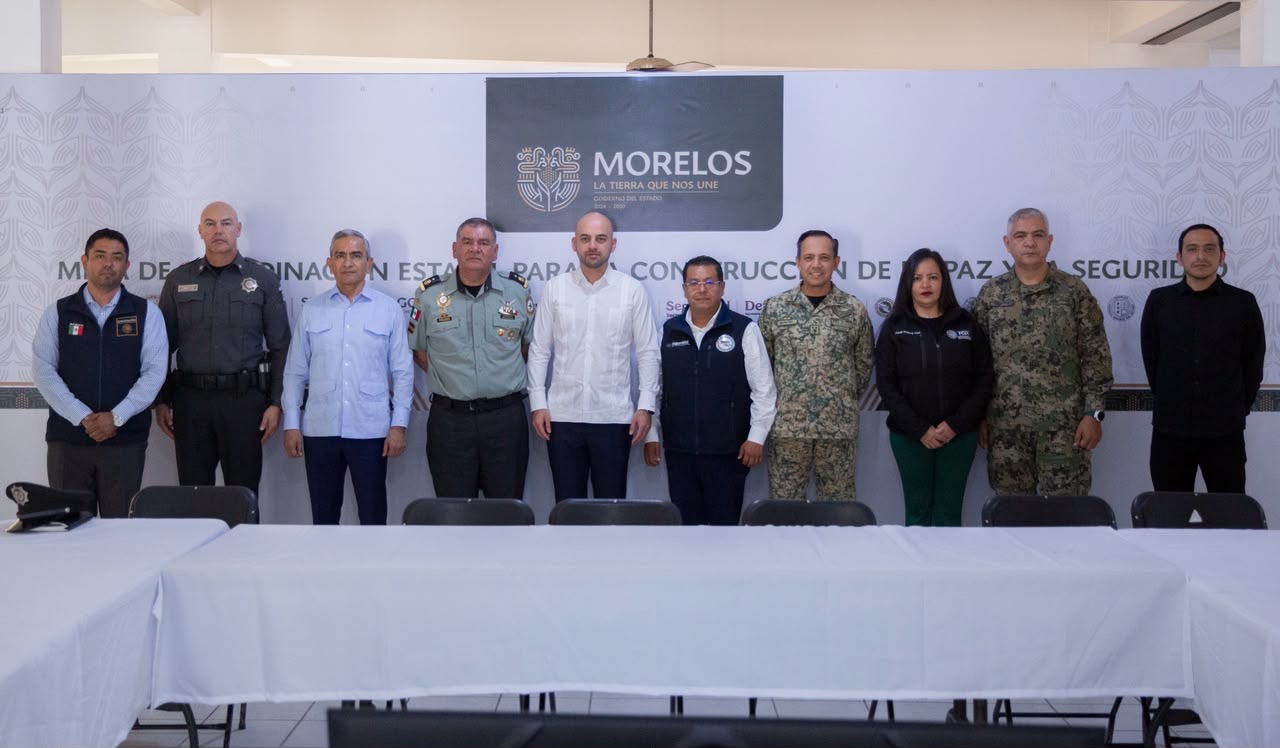 Continúan trabajos de la mesa permanente de coordinación para la construcción de paz y seguridad en Cuautla