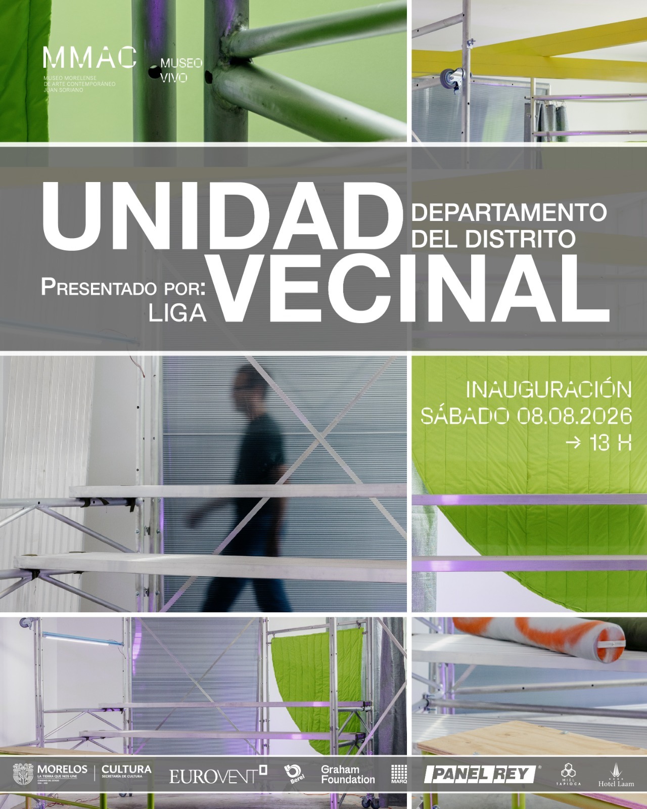 Inaugura el MMAC la instalación Liga 41: Unidad Vecinal, en el Lobby de la galería principal