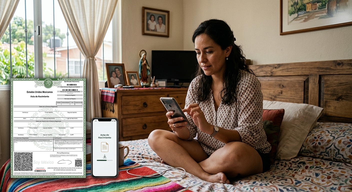 Garantiza Agencia de Transformación Digital acceso inmediato a actas del Registro Civil desde el celular