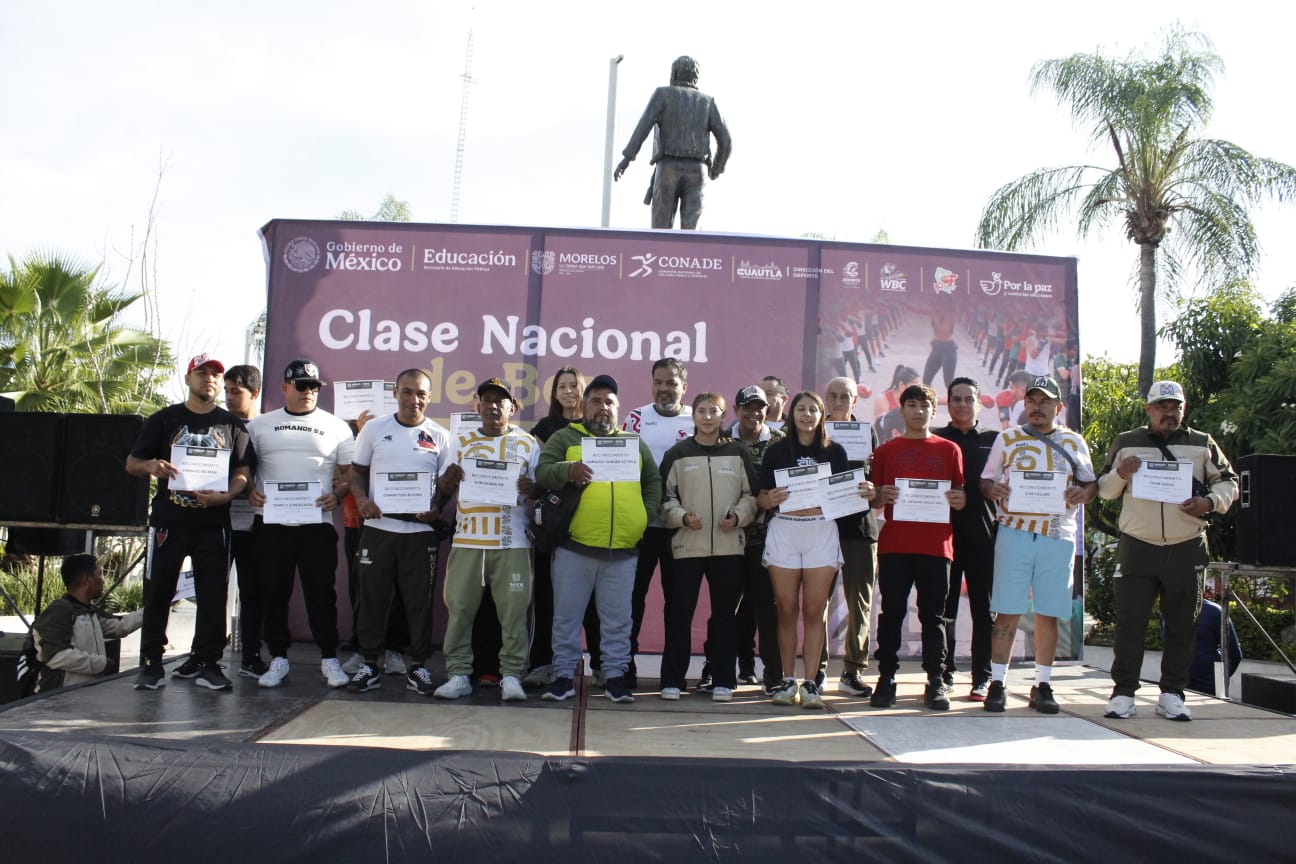 Se Suma Morelos a la clase nacional de boxeo “Puños de Transformación” 2026