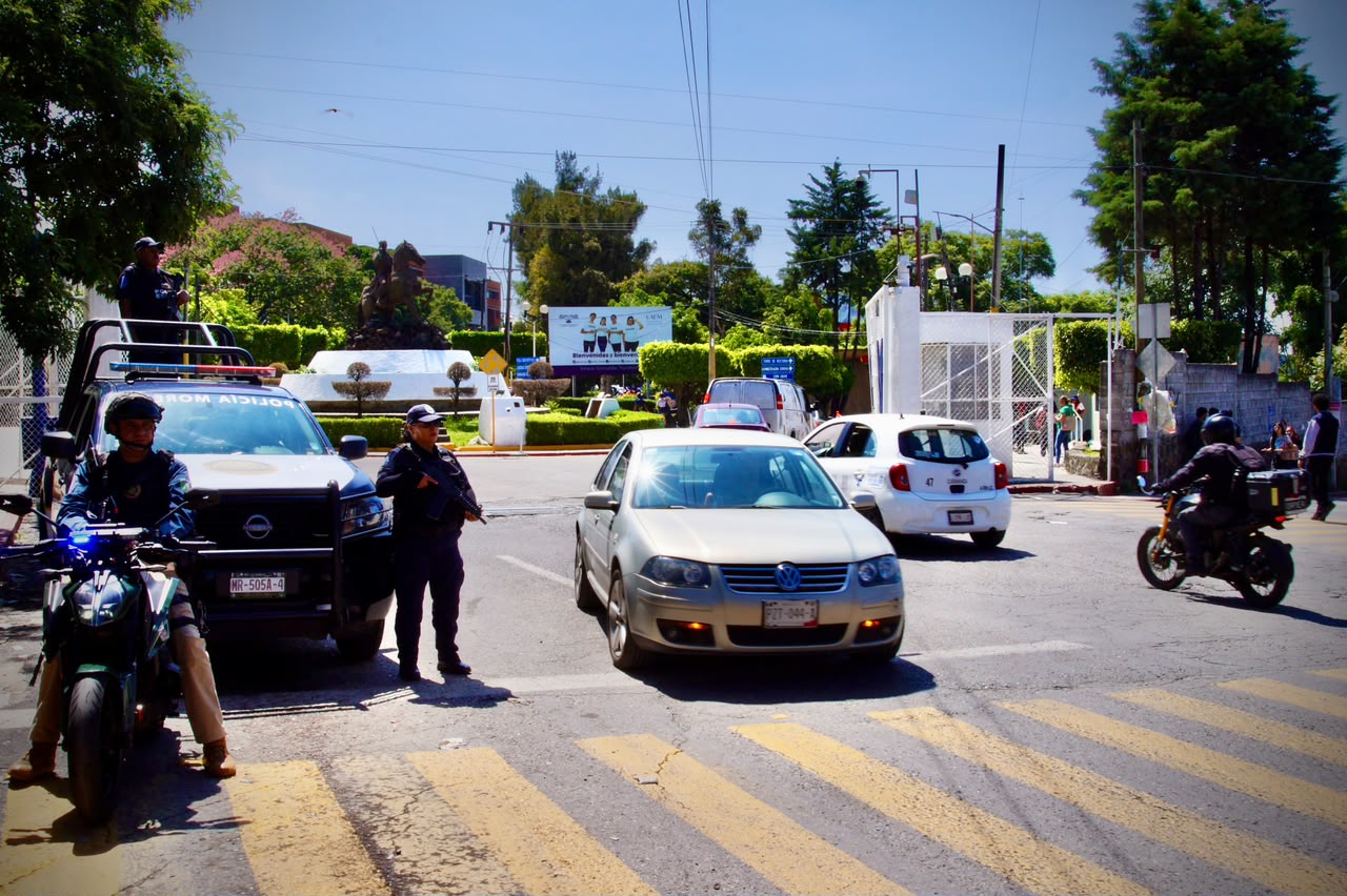 Acompaña Mesa de Construcción de Paz y Seguridad regreso a clases en planteles de la UAEM