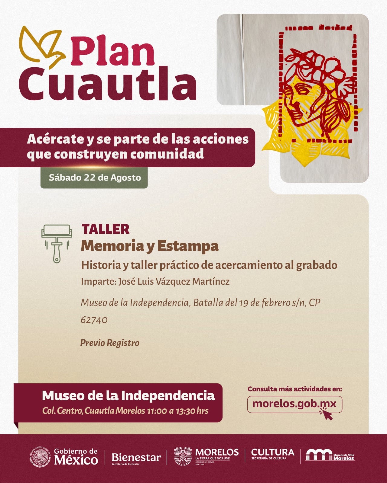 Acerca Museo Histórico del Oriente la técnica de grabado a adolescentes y adultos mayores  