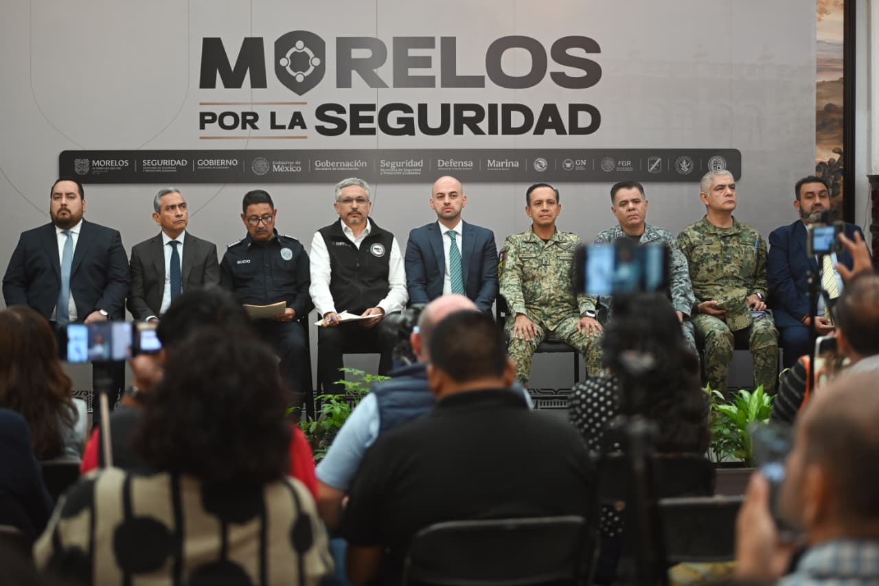 Reporta Mesa de Construcción de Paz y Seguridad reducción simultánea en delitos de alto impacto en Morelos