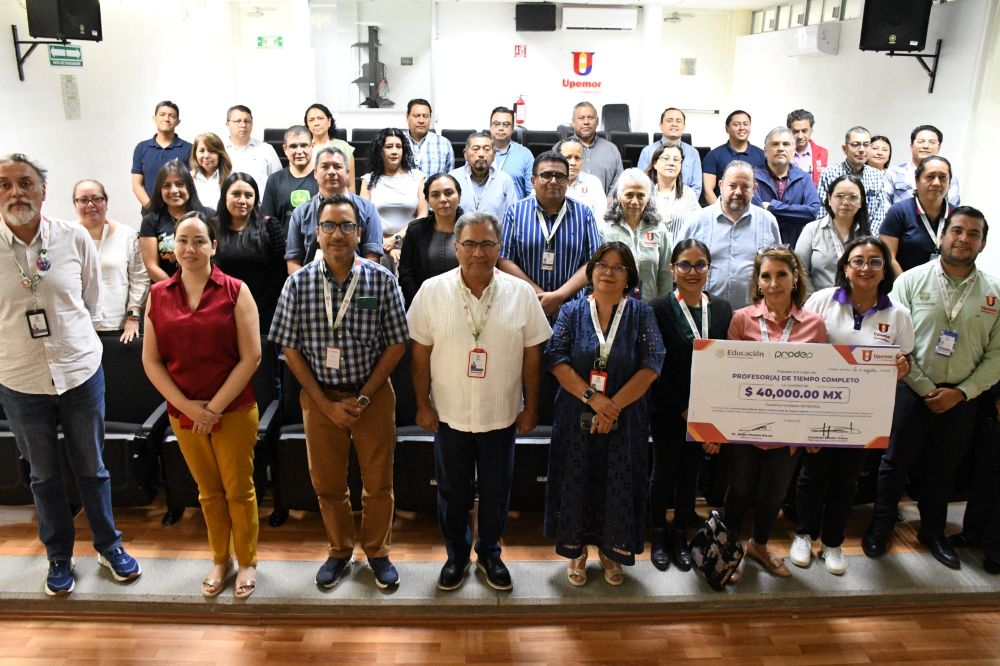 Obtiene UPEMOR 100 por ciento de reconocimientos al perfil deseable Prodep 2026