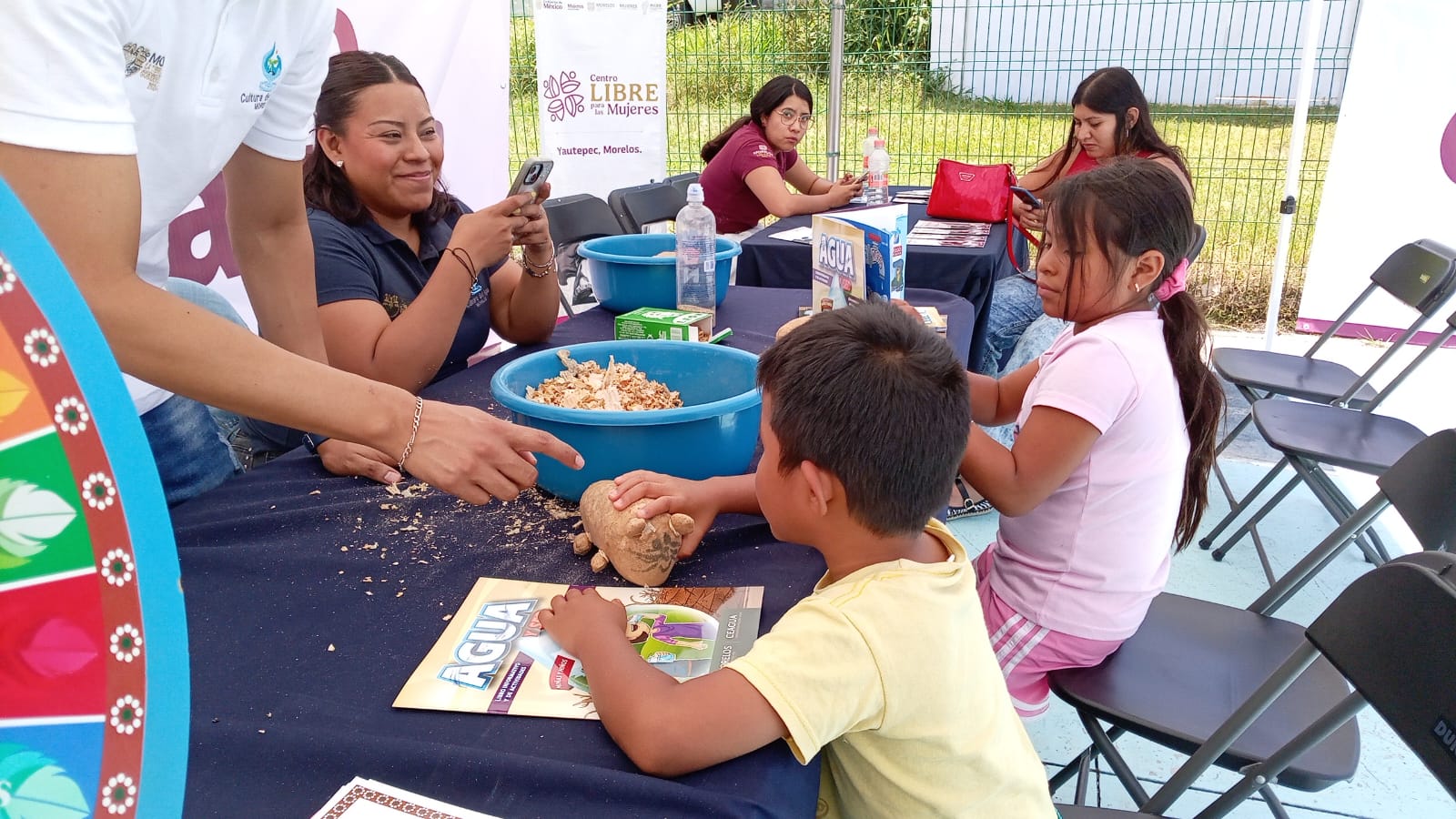 Promueve Ceagua educación hídrica a familias de Cuautla mediante actividades lúdicas