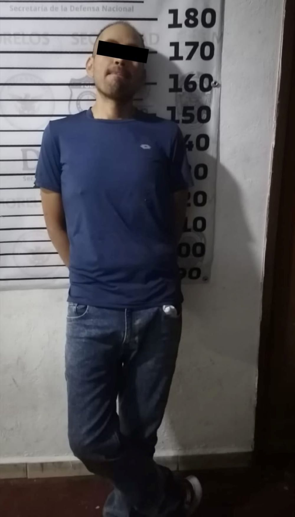 Asegura SSPC Morelos a masculino por violencia familiar en Amacuzac
