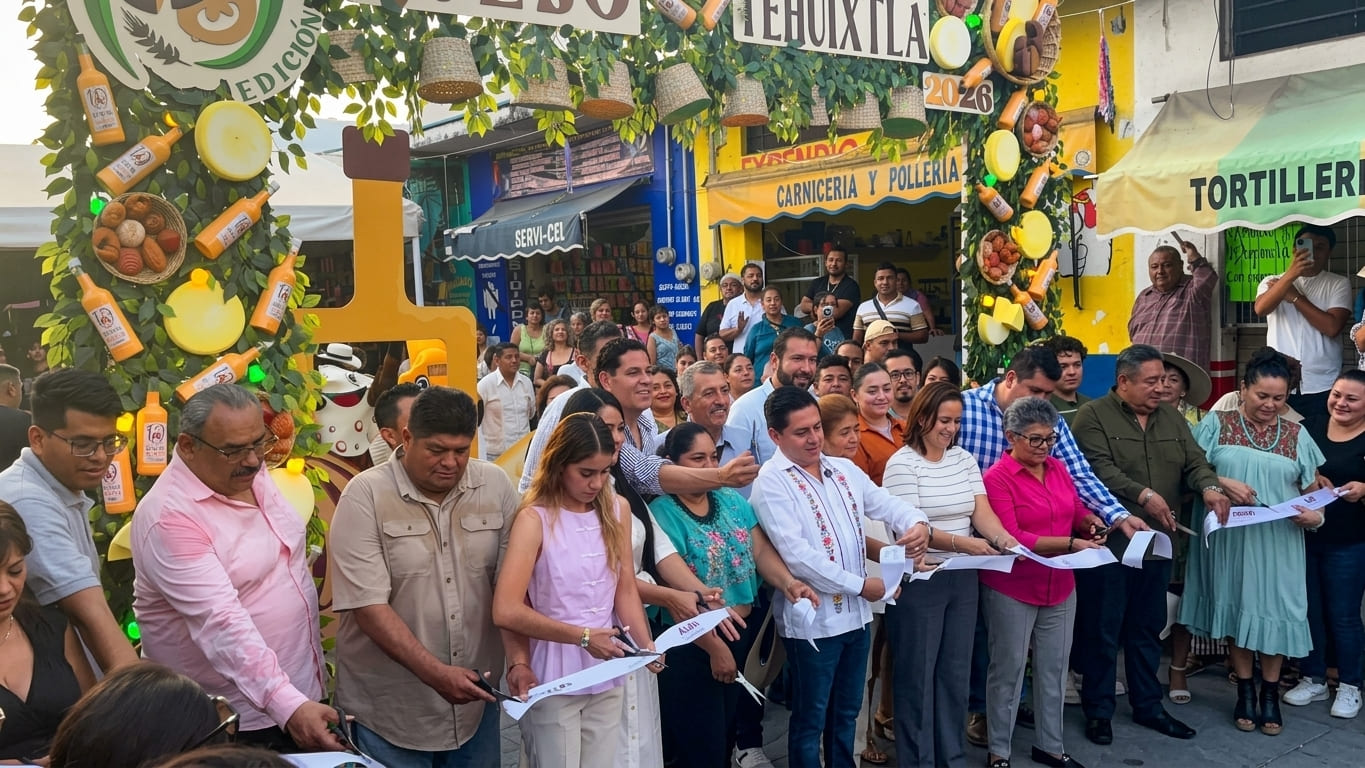 Genera Feria del queso, pan y rompope de Tehuixtla derrama de 3.6 mdp para la economía local