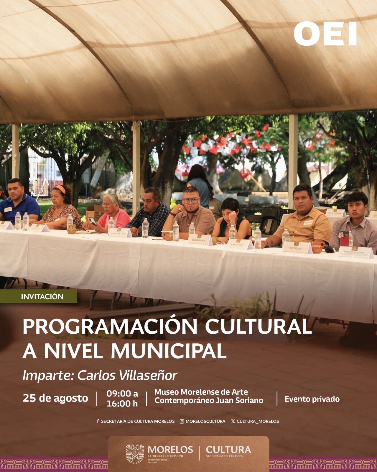 Invita Secretaría de Cultura a capacitación para fortalecer planeación cultural en los Municipios