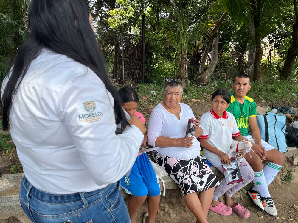 Brinda Secretaría de las Mujeres orientación y acompañamiento en Cuautla y Yecapixtla