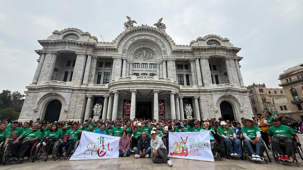 Acompaña Sedif rodada de aniversario de Vida Independiente México