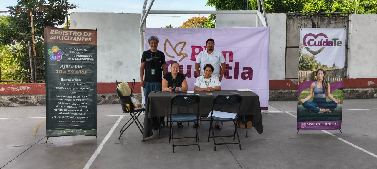 Facilita Plan Cuautla Acceso a Programas de Bienestar para personas con discapacidad y cuidadoras