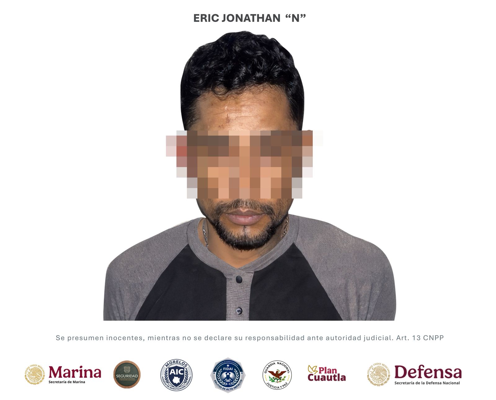 Es detenido sujeto por su probable responsabilidad en el delito de extorsión agravada