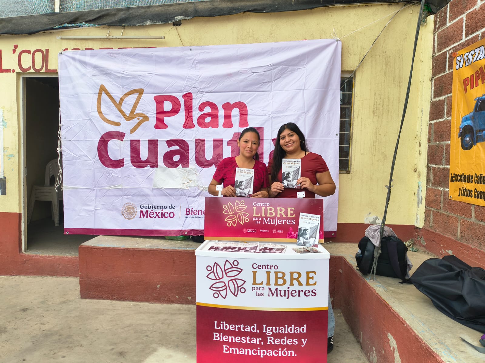 Extiende Plan Cuautla servicios de atención para las mujeres en colonias y escuelas