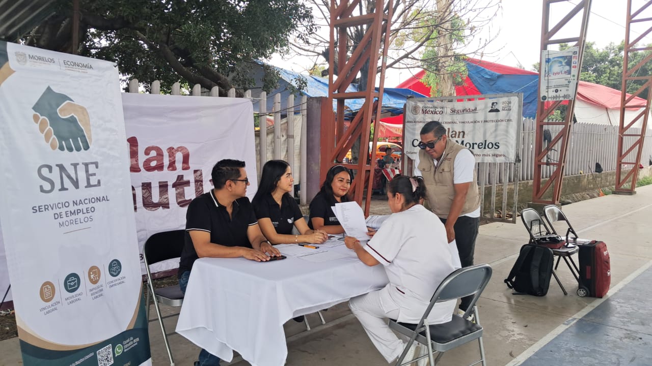 Vincula Gobierno de Morelos a habitantes de Cuautla con oportunidades de empleo