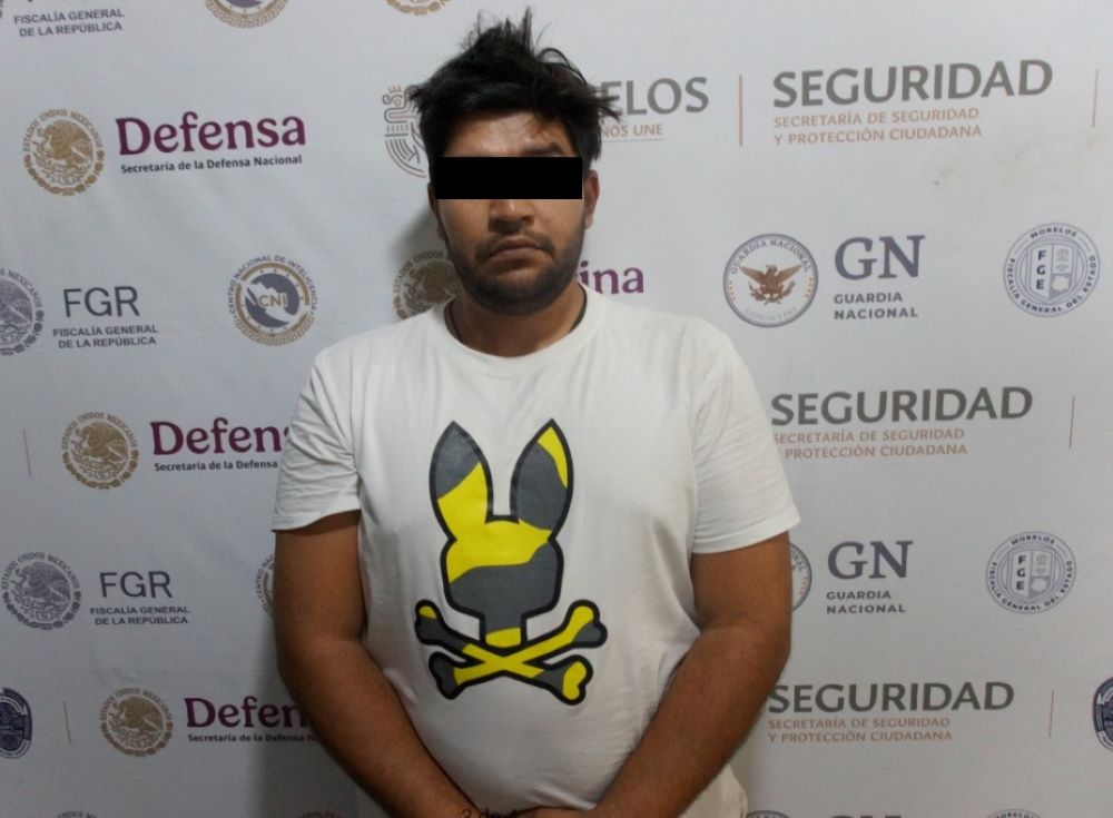Detiene SSPC Morelos a hombre con arma de fuego en Jiutepec