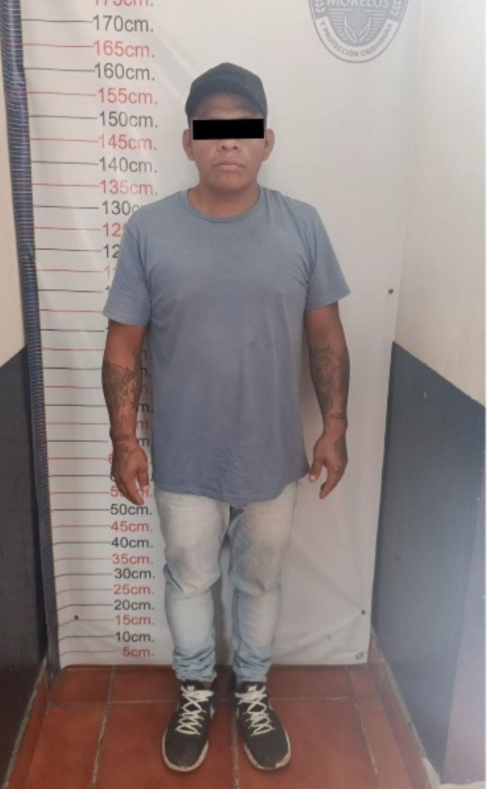 Detiene SSPC Morelos a hombre en posesión de sustancia con características similares al cristal en Cuautla