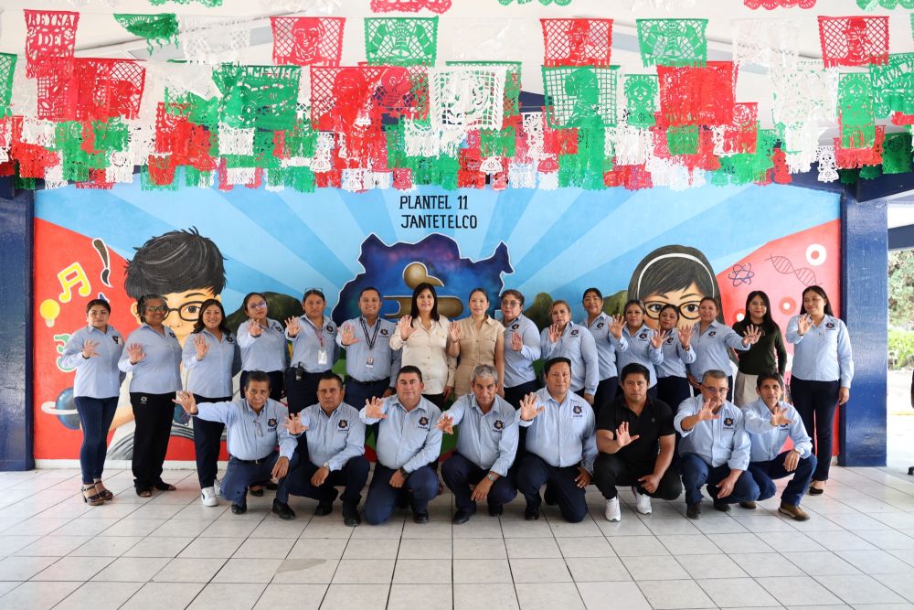 Arrancan Cobaem y Ayuntamiento de Jantetelco construcción de barda frontal en plantel 11