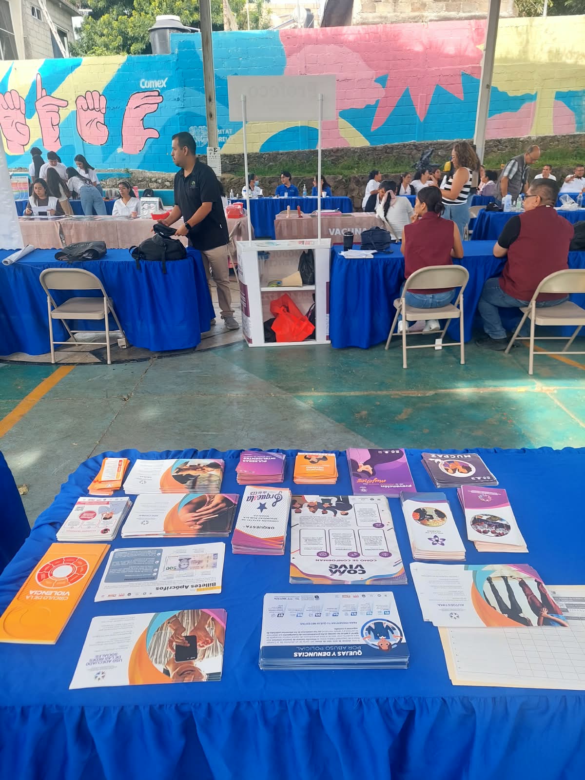 Difunde SSPC Morelos programas de prevención en feria de la paz de Ahuatepec