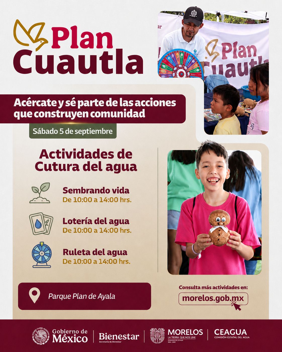 Llevará Ceagua a familias de Cuautla actividades sobre el cuidado del agua