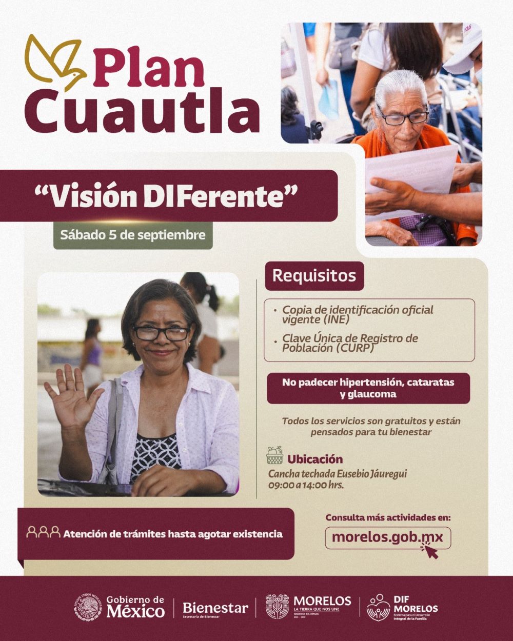 Acercará Plan Cuautla apoyos alimentarios, lentes y aparatos funcionales a familias