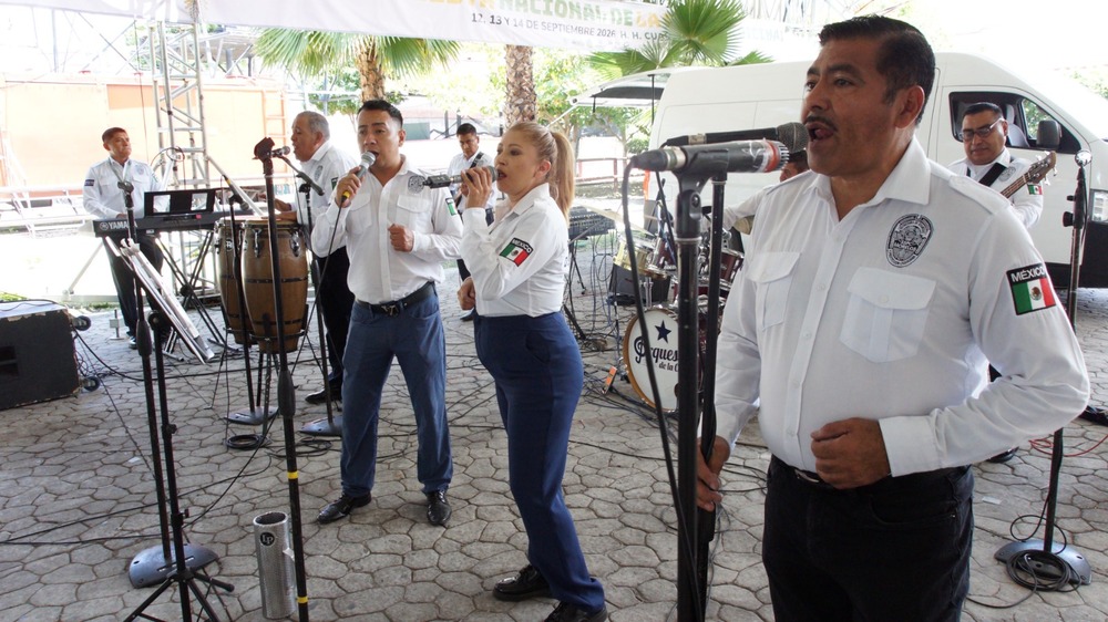 Derivado del “Plan Cuautla”, ameniza banda de música de SSPC Morelos actividades culturales y recreativas en el Tren Escénico
