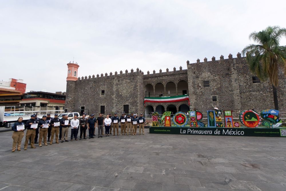 Prepara Morelos a policías turísticos para mejorar la atención a visitantes