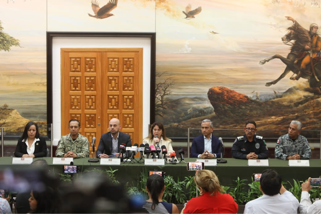 Informa Mesa de Coordinación Estatal para la Construcción de Paz y Seguridad Morelos detención de presunto responsable del feminicidio de Claudia Tacoronte Aguilera