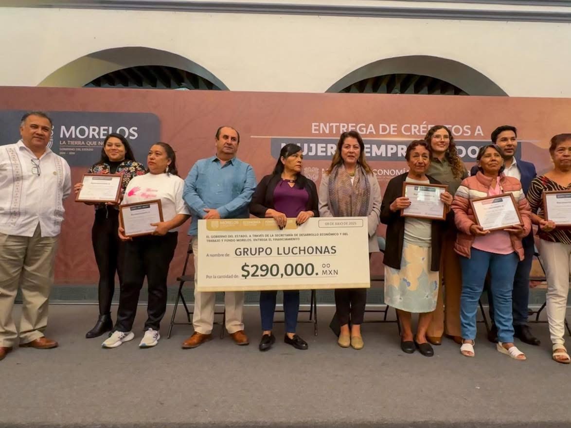Amplía Gobierno Estatal oportunidades de financiamiento, empleo y desarrollo económico en Morelos