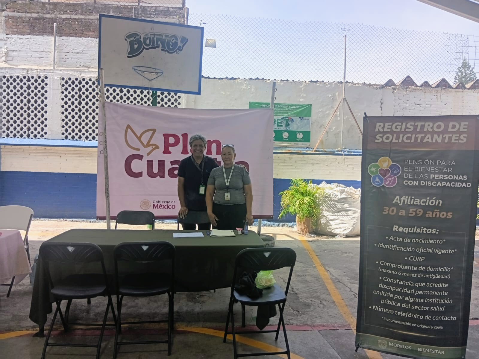 Suma Plan Cuautla prerregistros a la pensión para personas con discapacidad en la colonia Guadalupe Victoria